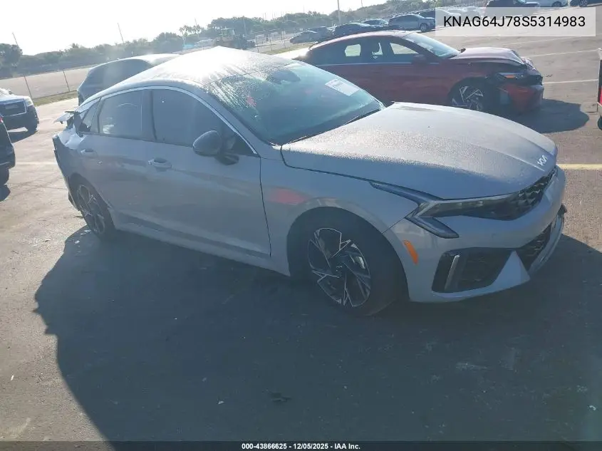 KNAG64J78S5314983 2025 Kia K5 Gt-Line