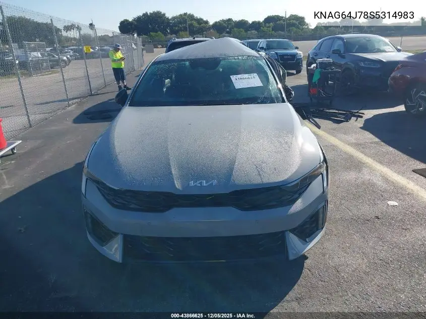 KNAG64J78S5314983 2025 Kia K5 Gt-Line