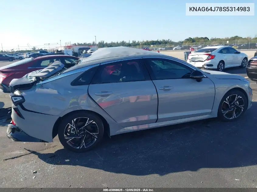 KNAG64J78S5314983 2025 Kia K5 Gt-Line