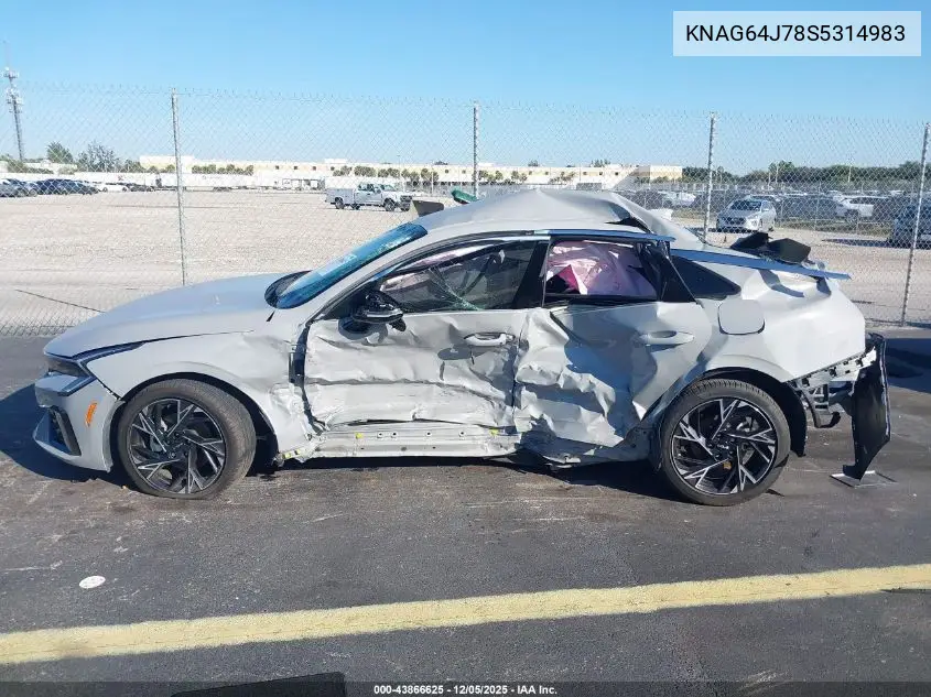 KNAG64J78S5314983 2025 Kia K5 Gt-Line