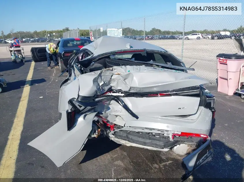 KNAG64J78S5314983 2025 Kia K5 Gt-Line