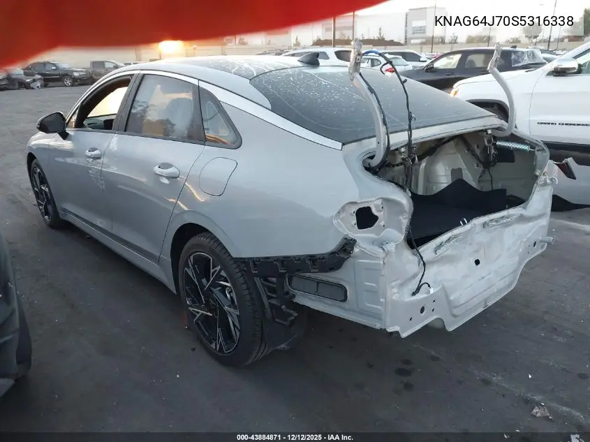 KNAG64J70S5316338 2025 Kia K5 Gt-Line