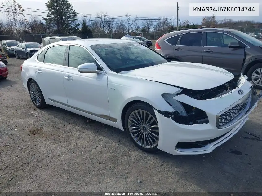 KNAS34J67K6014744 2019 Kia K900 Luxury