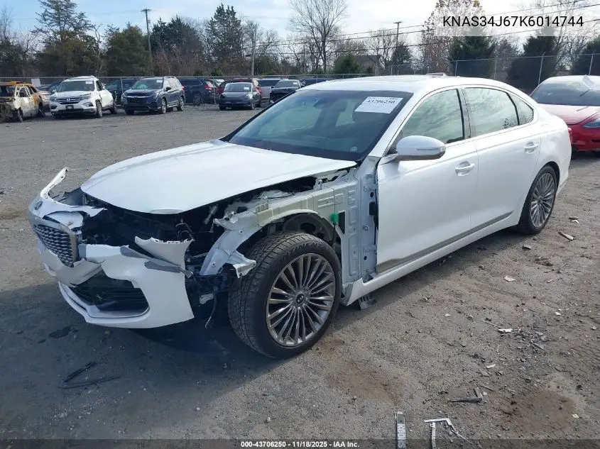 KNAS34J67K6014744 2019 Kia K900 Luxury