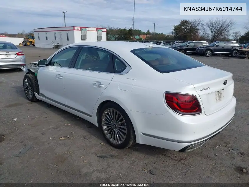 KNAS34J67K6014744 2019 Kia K900 Luxury