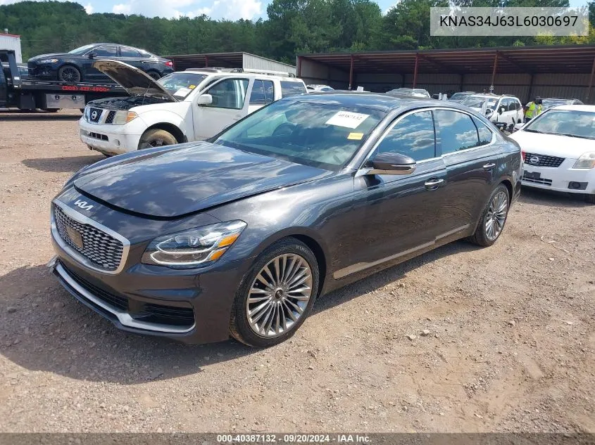 KNAS34J63L6030697 2020 Kia K900 Luxury