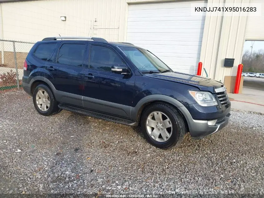 KNDJJ741X95016283 2009 Kia Borrego Ex V6