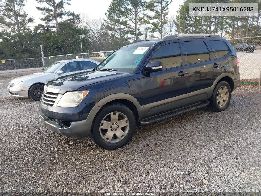 KNDJJ741X95016283 2009 Kia Borrego Ex V6