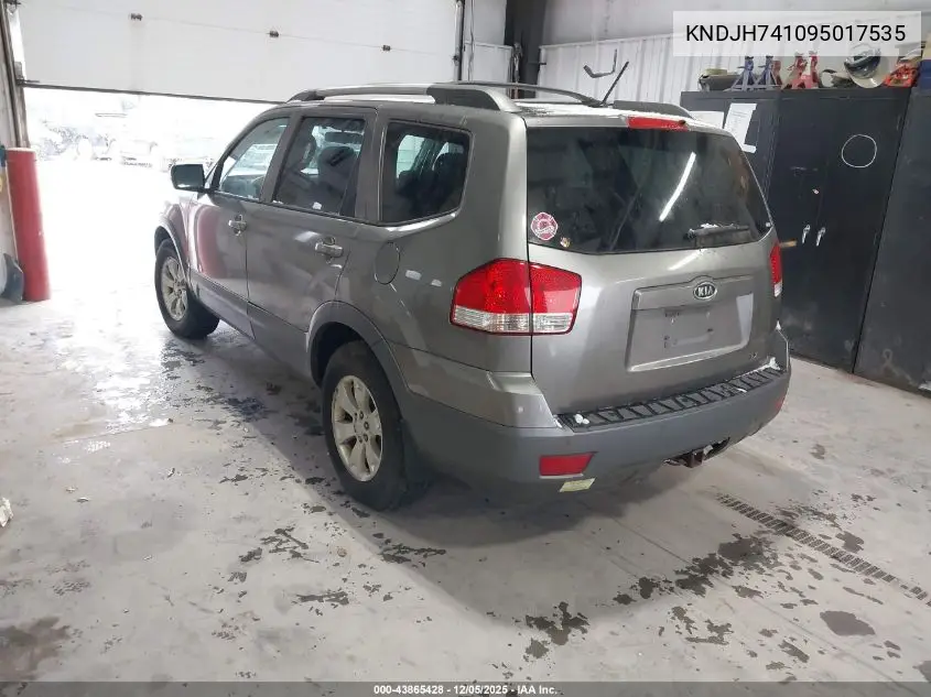 KNDJH741095017535 2009 Kia Borrego Lx V6