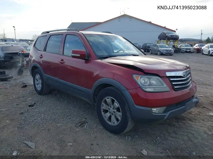 KNDJJ741395023088 2009 Kia Borrego Ex V6