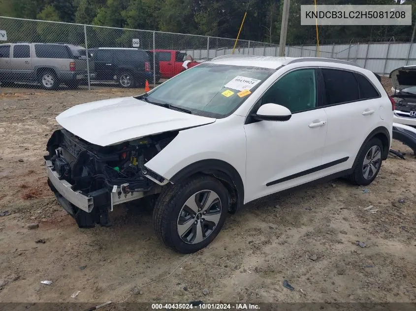 KNDCB3LC2H5081208 2017 Kia Niro Lx