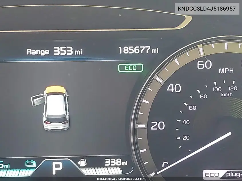 2018 Kia Niro Plug-In Hybrid Ex Premium VIN: KNDCC3LD4J5186957 Lot: 44980644