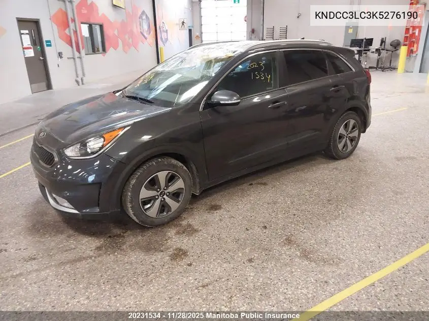 KNDCC3LC3K5276190 2019 Kia Niro Ex Premium