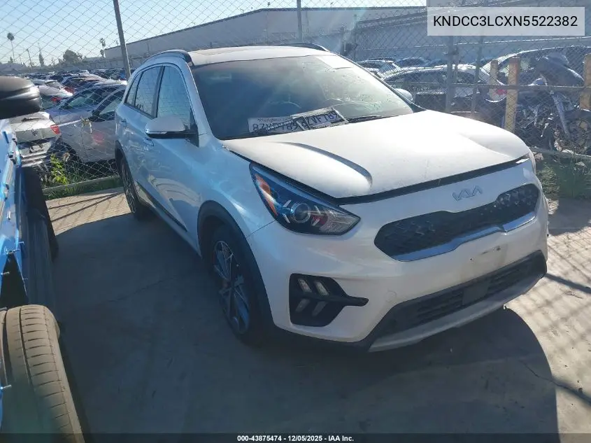 KNDCC3LCXN5522382 2022 Kia Niro Touring Se