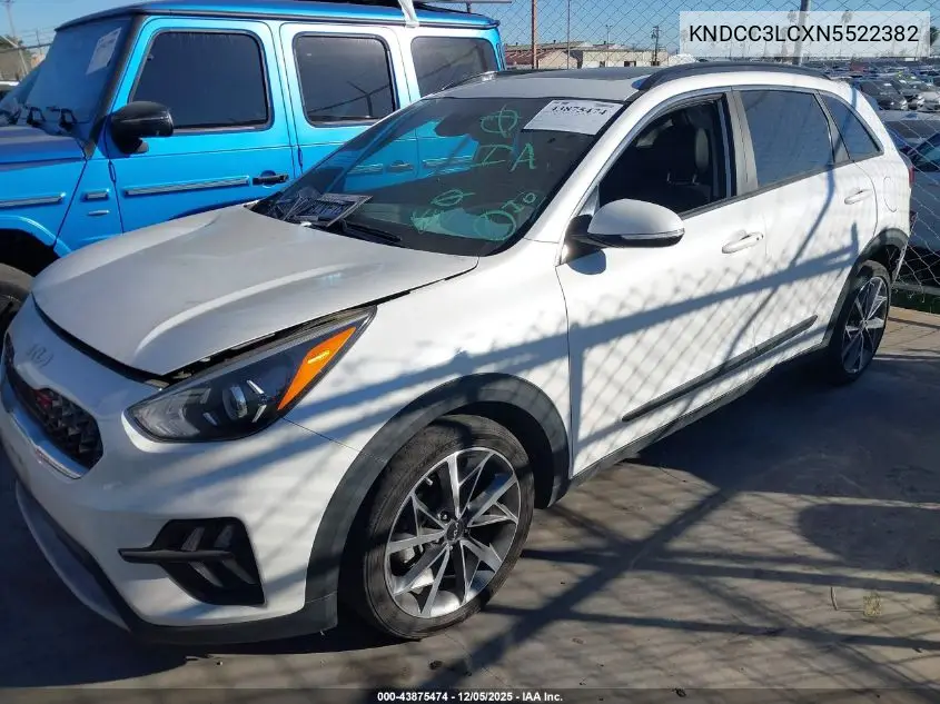 KNDCC3LCXN5522382 2022 Kia Niro Touring Se