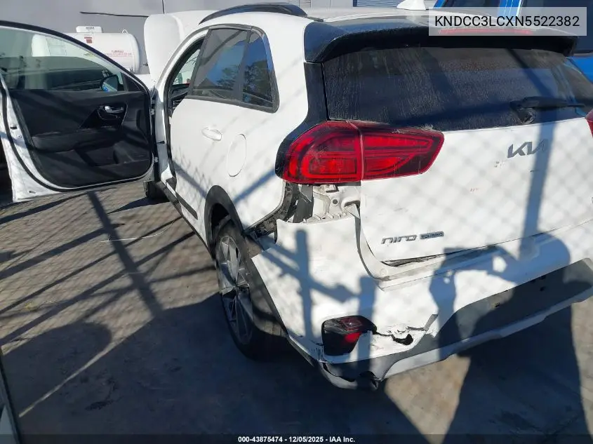 KNDCC3LCXN5522382 2022 Kia Niro Touring Se