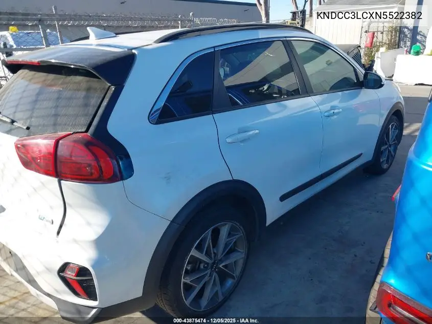 KNDCC3LCXN5522382 2022 Kia Niro Touring Se