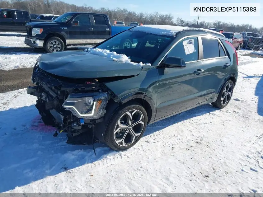 KNDCR3LEXP5115388 2023 Kia Niro Ex Touring