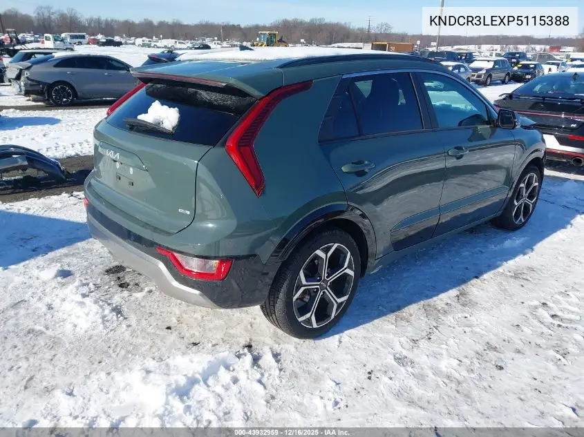 KNDCR3LEXP5115388 2023 Kia Niro Ex Touring