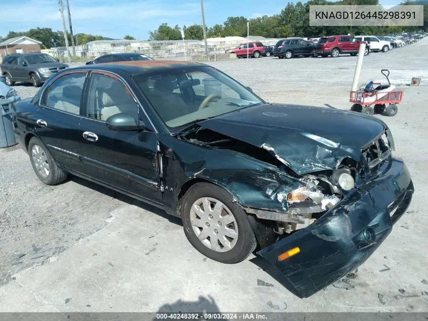 KNAGD126445298391 2004 Kia Optima Ex/Lx