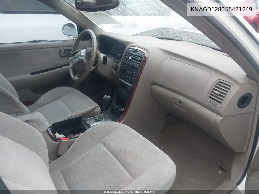 KNAGD128055421249 2005 Kia Optima Ex V6/Lx V6