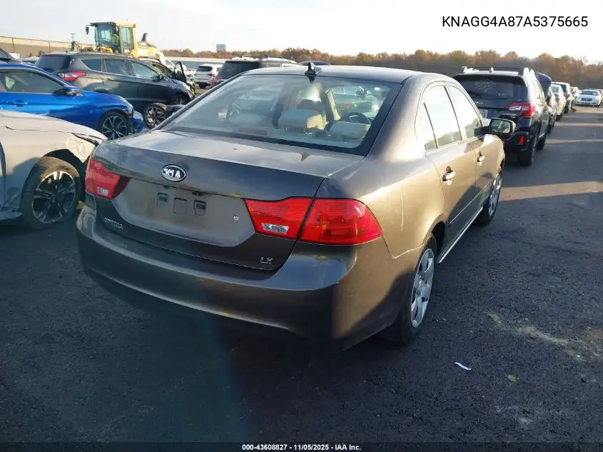 KNAGG4A87A5375665 2010 Kia Optima Lx