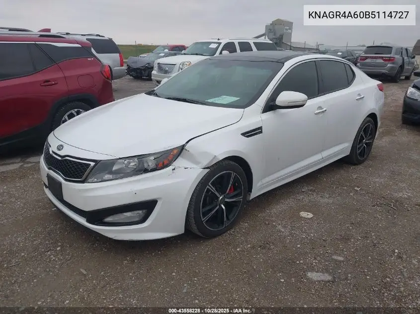 KNAGR4A60B5114727 2011 Kia Optima Sx
