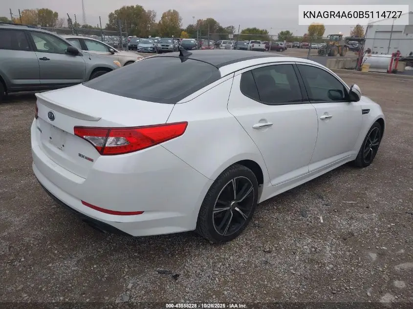 KNAGR4A60B5114727 2011 Kia Optima Sx