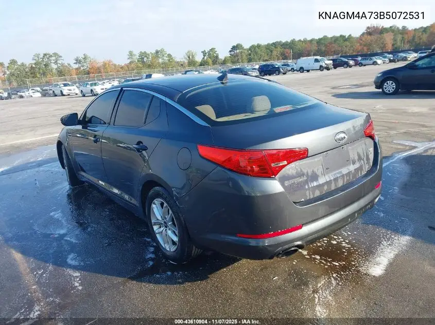 KNAGM4A73B5072531 2011 Kia Optima Lx