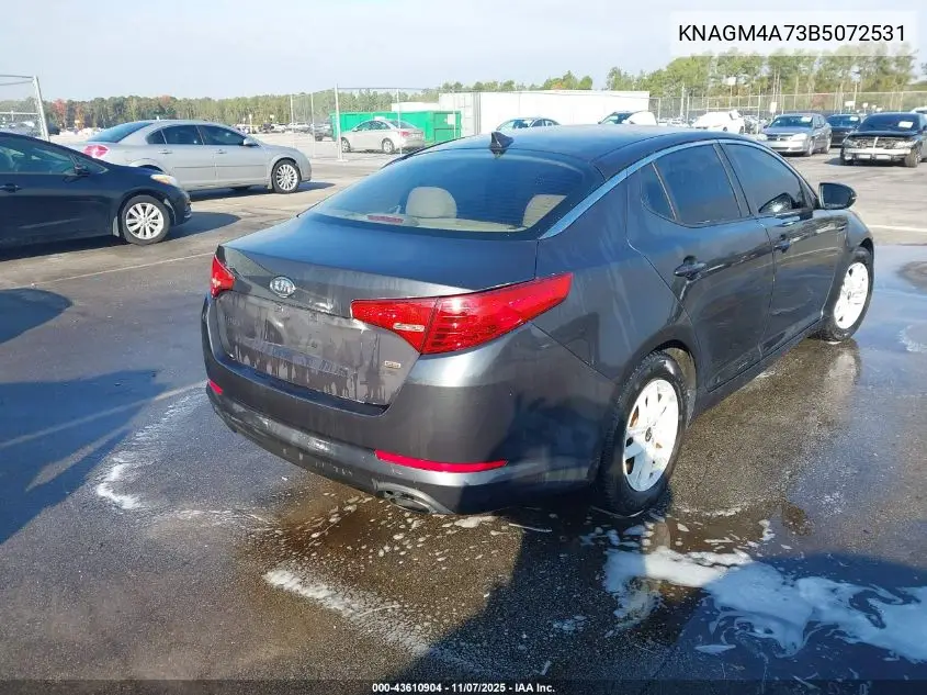 KNAGM4A73B5072531 2011 Kia Optima Lx