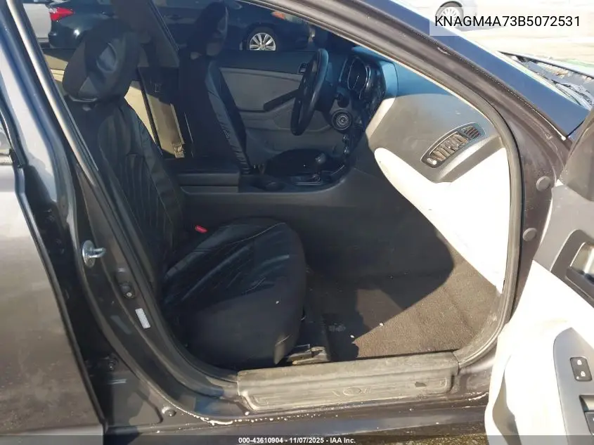 KNAGM4A73B5072531 2011 Kia Optima Lx