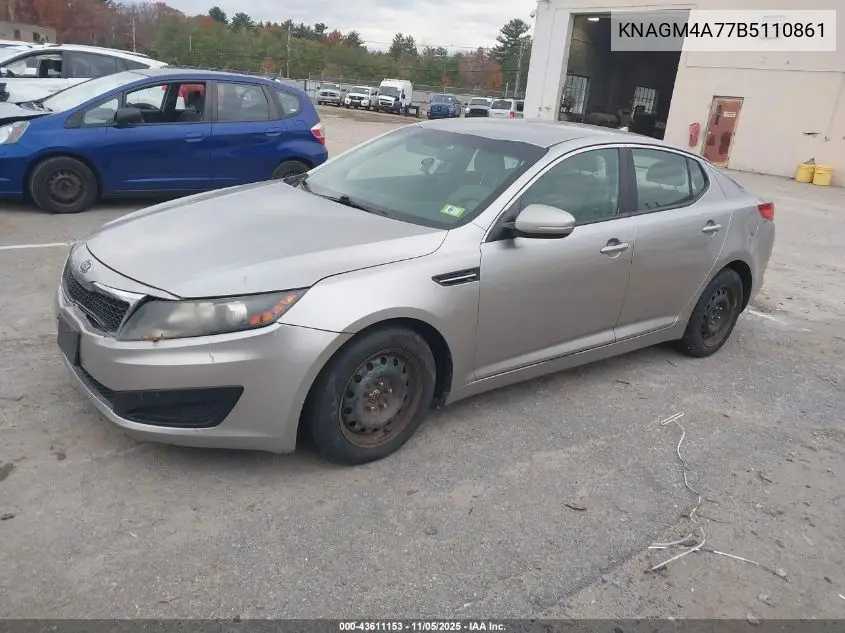 KNAGM4A77B5110861 2011 Kia Optima Lx