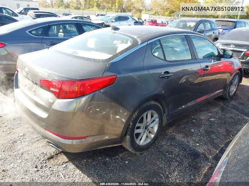 KNAGM4A7XB5108912 2011 Kia Optima Lx