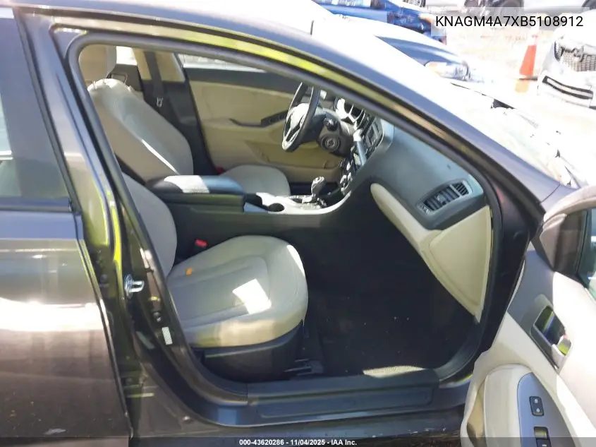 KNAGM4A7XB5108912 2011 Kia Optima Lx