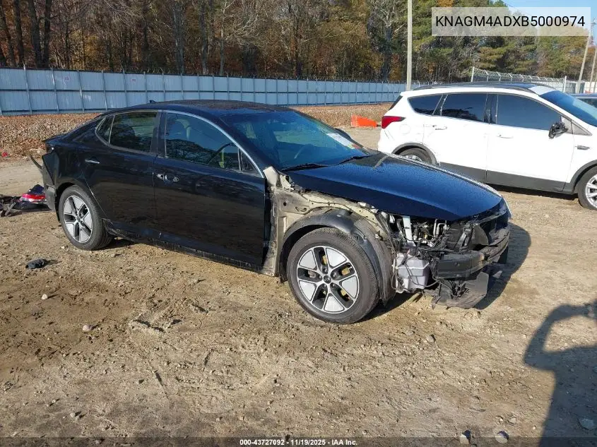 KNAGM4ADXB5000974 2011 Kia Optima Hybrid Ex