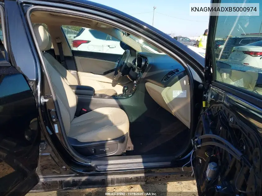 KNAGM4ADXB5000974 2011 Kia Optima Hybrid Ex