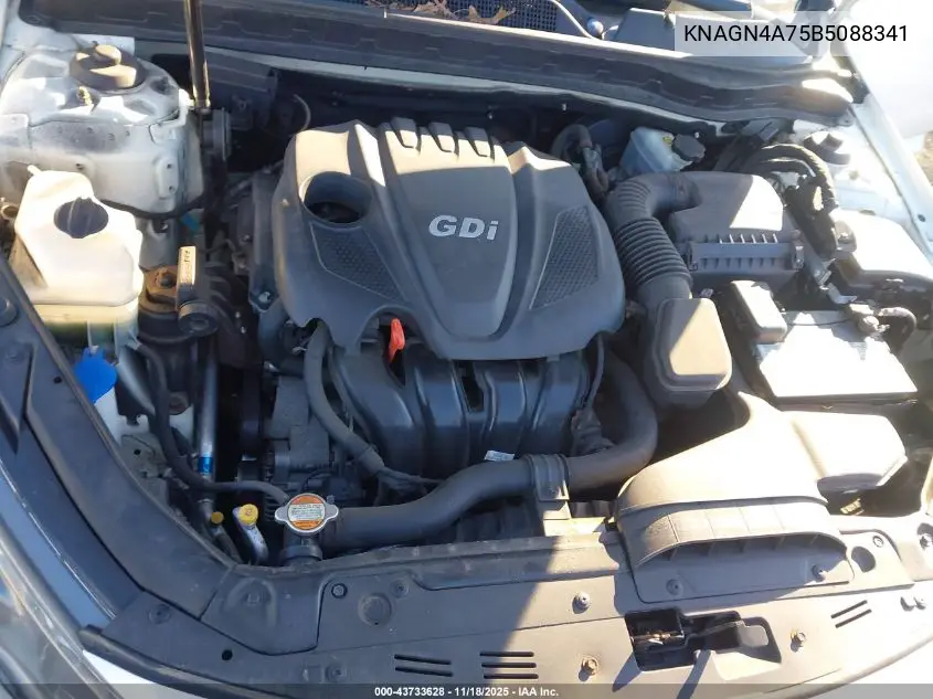 KNAGN4A75B5088341 2011 Kia Optima Ex