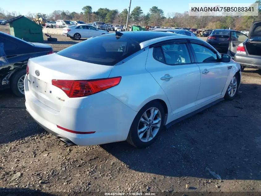 KNAGN4A75B5088341 2011 Kia Optima Ex