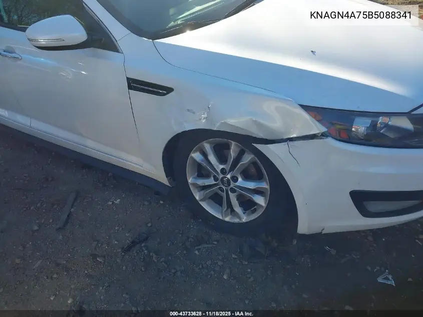 KNAGN4A75B5088341 2011 Kia Optima Ex