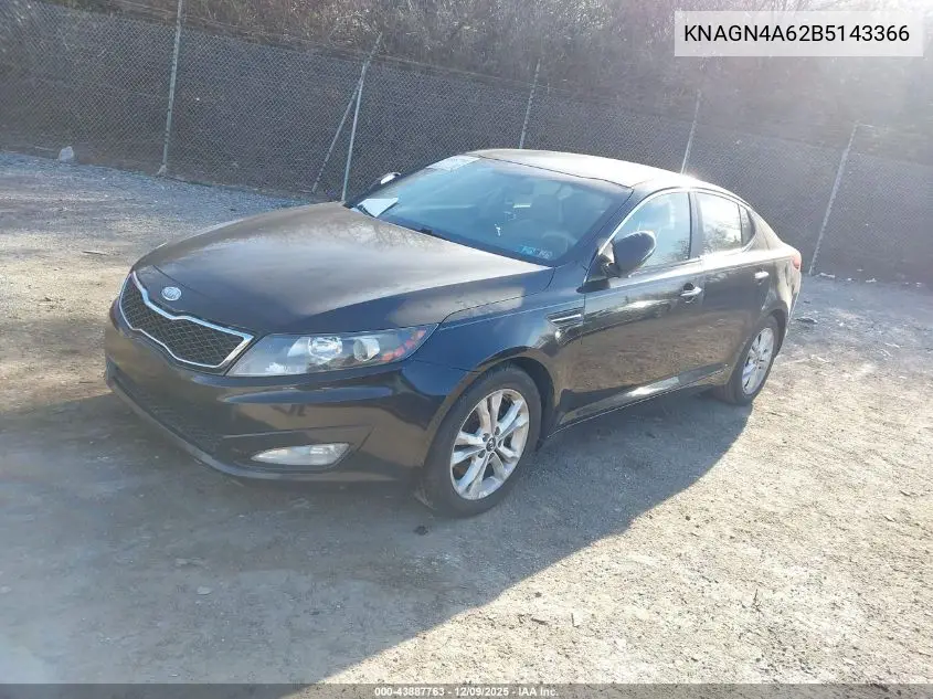 KNAGN4A62B5143366 2011 Kia Optima Ex Turbo