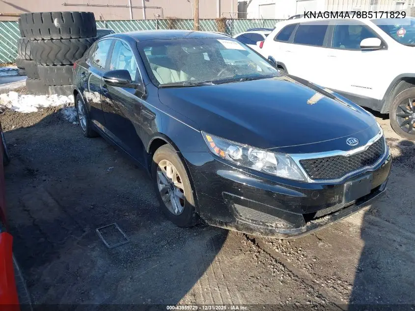 KNAGM4A78B5171829 2011 Kia Optima Lx