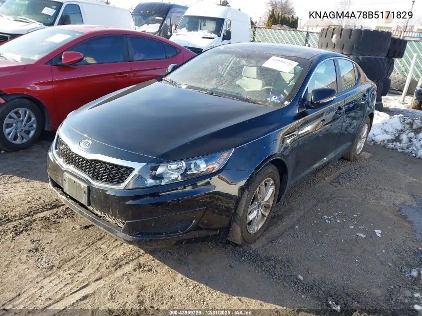 KNAGM4A78B5171829 2011 Kia Optima Lx