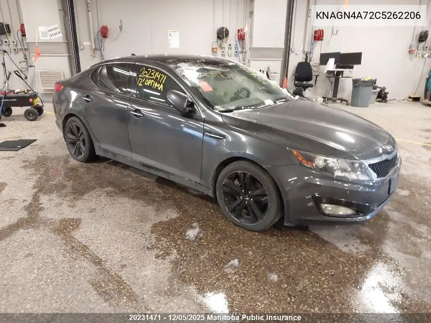 KNAGN4A72C5262206 2012 Kia Optima Ex