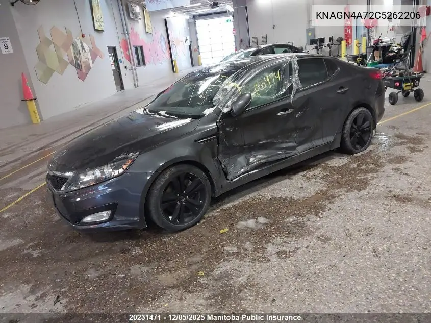 KNAGN4A72C5262206 2012 Kia Optima Ex
