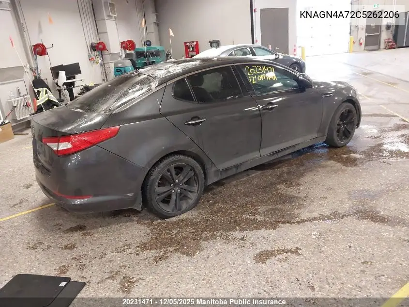 KNAGN4A72C5262206 2012 Kia Optima Ex