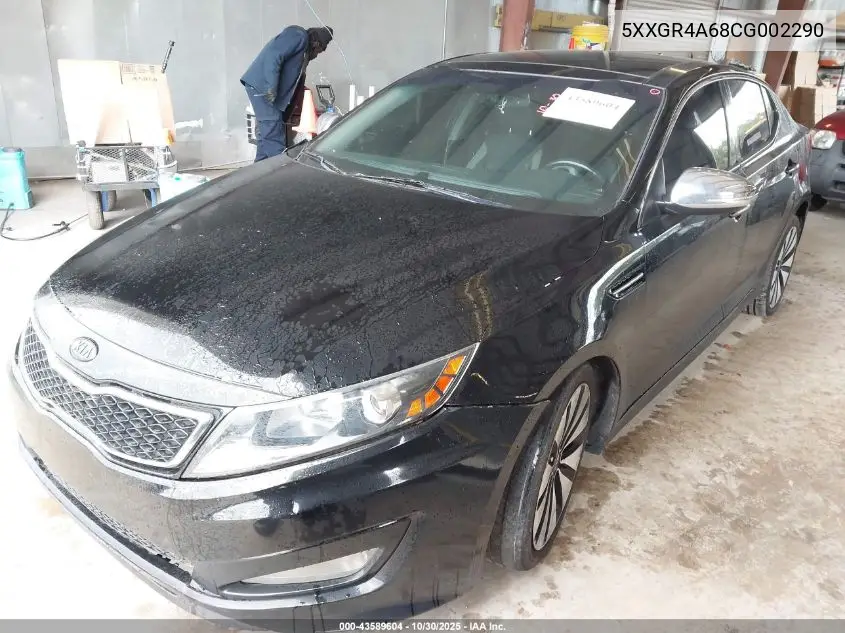 5XXGR4A68CG002290 2012 Kia Optima Sx