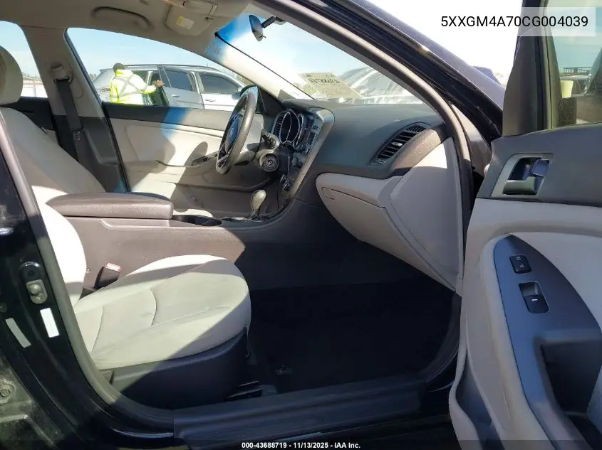 5XXGM4A70CG004039 2012 Kia Optima Lx
