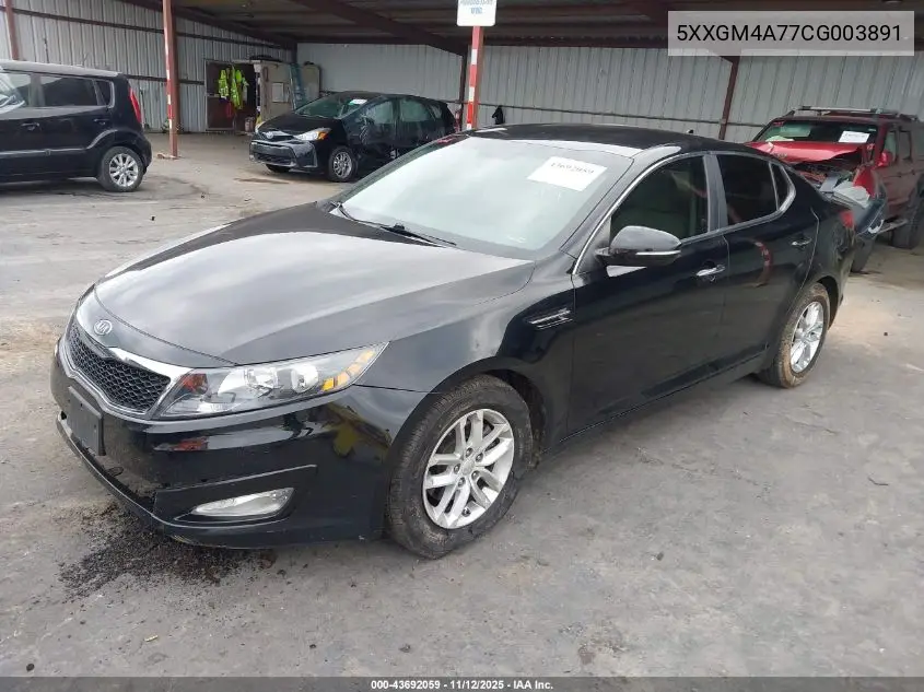 5XXGM4A77CG003891 2012 Kia Optima Lx
