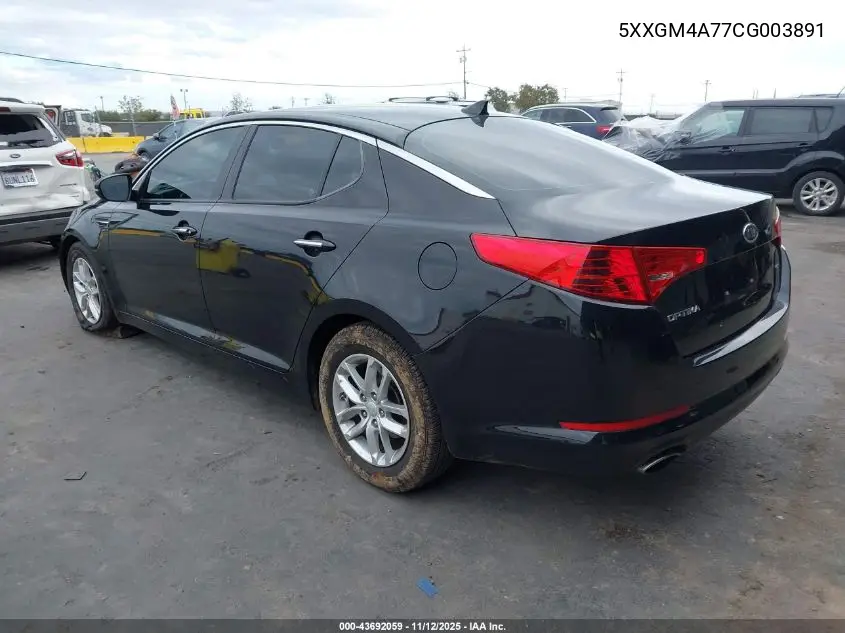 5XXGM4A77CG003891 2012 Kia Optima Lx