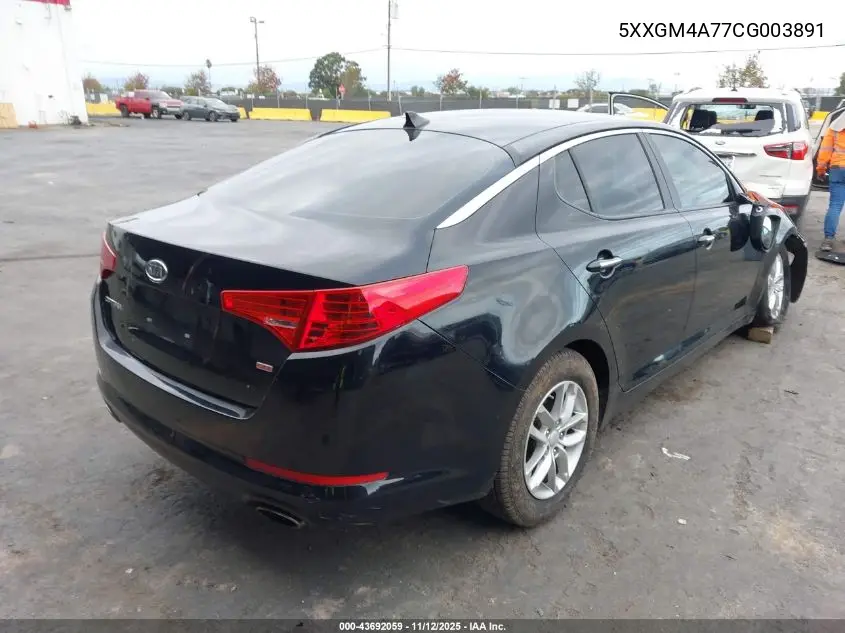 5XXGM4A77CG003891 2012 Kia Optima Lx